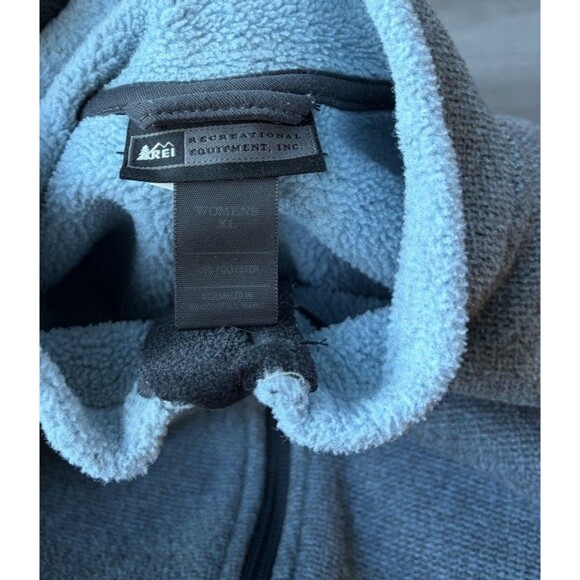 REI Women’s Blue Fleece Vest Size XL Full Zip - Picture 5 of 5